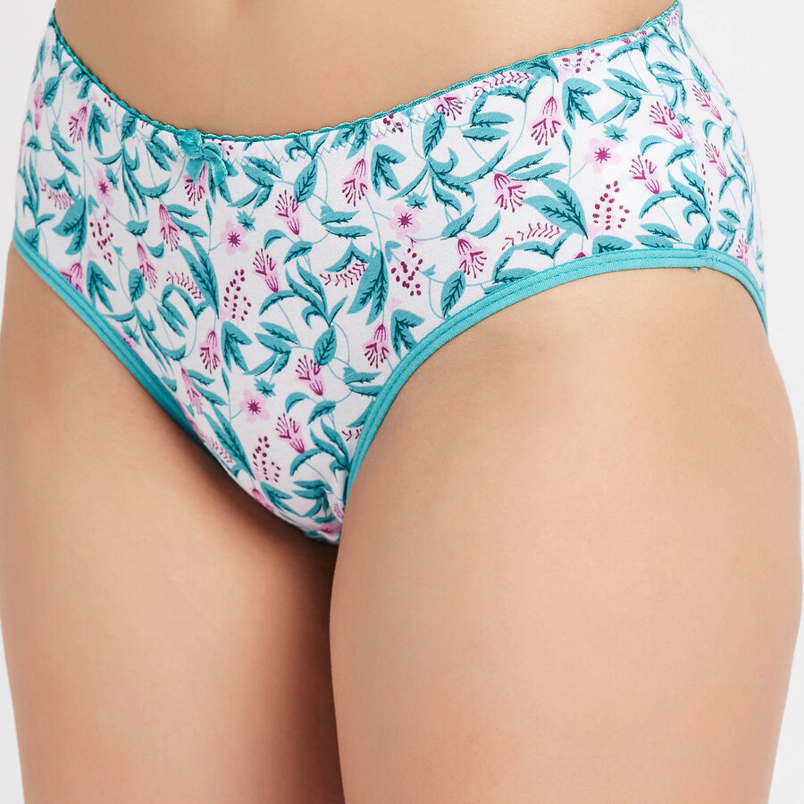 Printed Panty, Mid Blue, large image number null