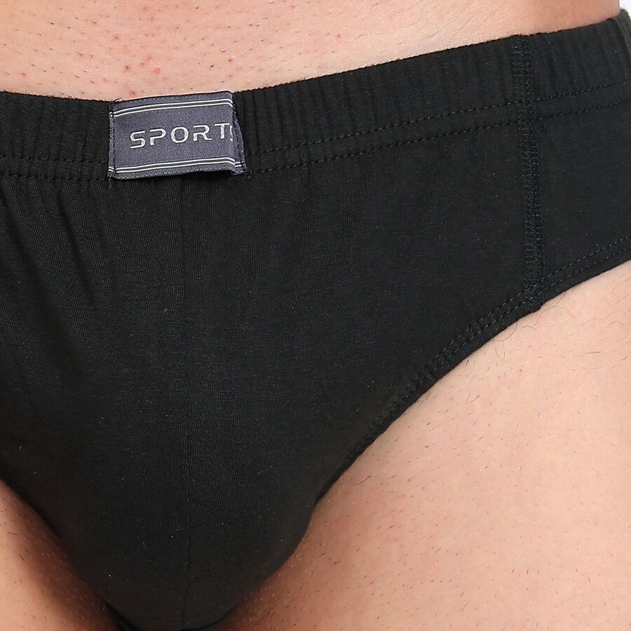 Men's 100% Cotton Briefs, Olive, large image number null