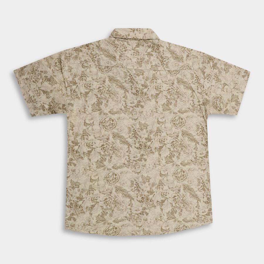 Boys' 100% Cotton Casual Shirt , गहरा पीला, large image number null
