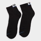 Men's Socks (Pack of 3), Black, small