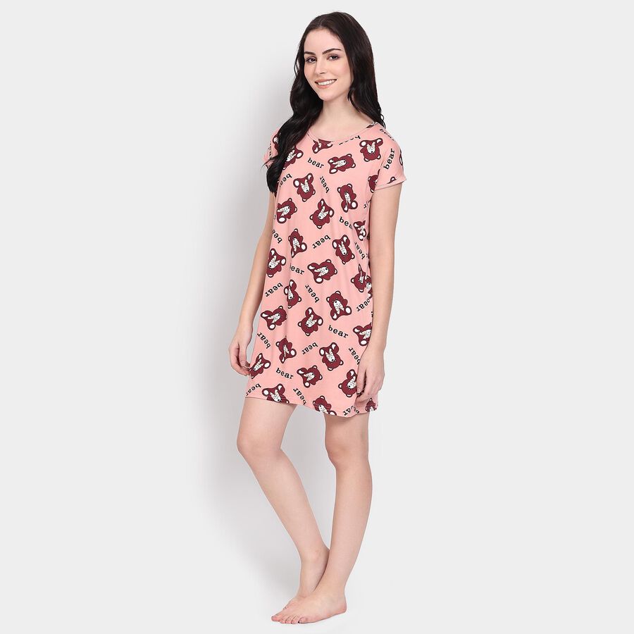 Ladies' Nighty, गहरा पीला, large image number null