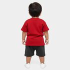 Infants' Purple Round Neck Pocket Detailed Baba Suit, बैंगनी, small