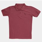 Boys Bright Pink Round Neck Casual Half Sleeve T-Shirt, गुलाबी, small