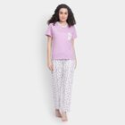 Ladies' Night Suit , Lilac, small image number null