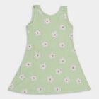 Girls' Frock, हल्का हरा, small image number null