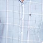 Men's 100% Cotton Casual Shirt, हल्का नीला, small image number null