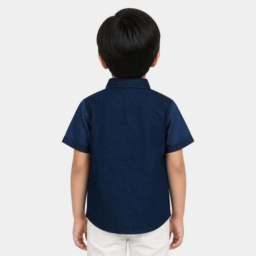 Boys' Casual Shirt, हल्का नीला, large