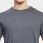 Men's 100% Cotton Round Neck Half Sleeves T-Shirt, Mid Blue, small image number null