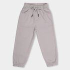 Boys' 100% Cotton Basic Five Pockets Trouser , Light Grey, small image number null