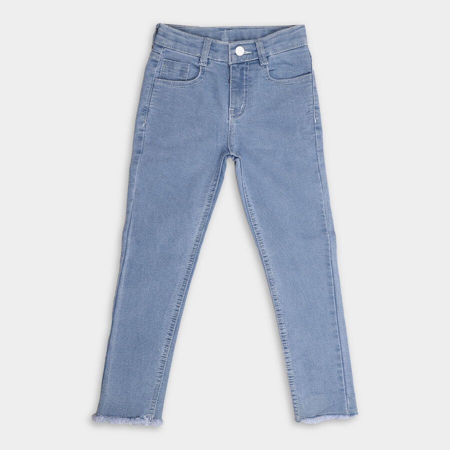 Girls' Jeans, Light Blue, large image number null