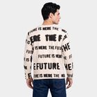 Men's Beige Crew Neck Regular T-Shirt, गहरा पीला, small