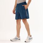 Men's Muted Blue Regular Fit Active Bermuda Shorts, Teal Blue, small image number null