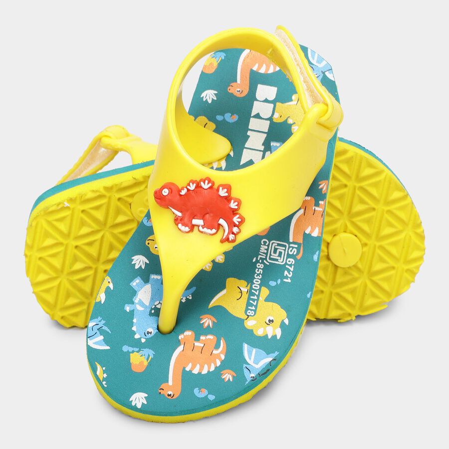 Kids' Unisex Slipper, Yellow, large image number null