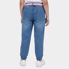 Girls' Jeans, Mid Blue, small
