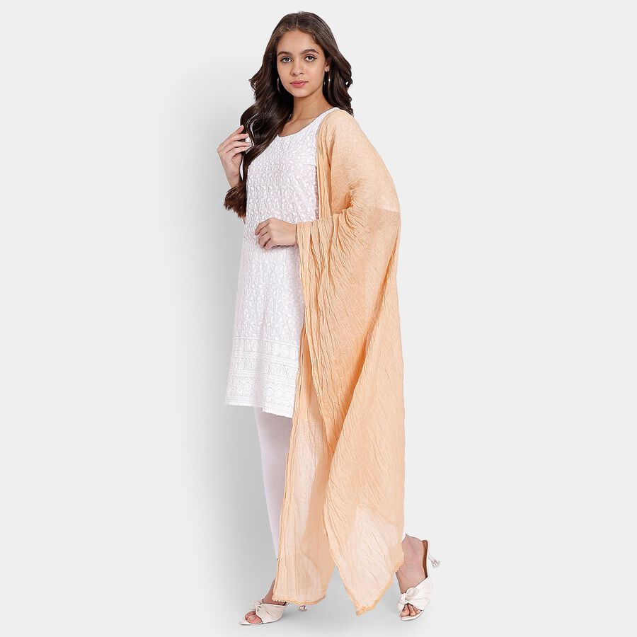 Ladies' Dupatta, Beige, large image number null