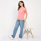 Ladies' Round Neck T-Shirt , Pink, small image number null
