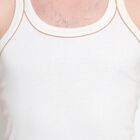 Men's 100% Cotton Gym T-Shirt , ऑफ व्हाइट, small image number null