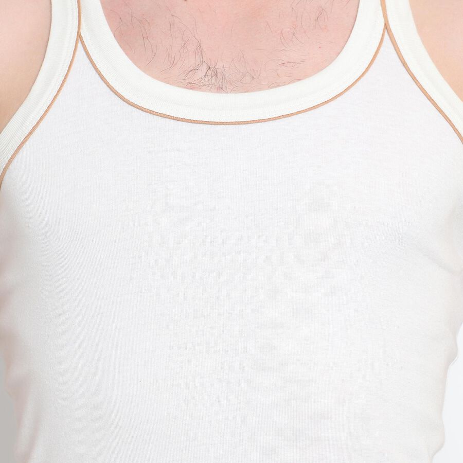Men's 100% Cotton Gym T-Shirt , ऑफ व्हाइट, large image number null
