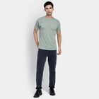 Men's Round Neck Half Sleeves T-Shirt, Light Green, small image number null