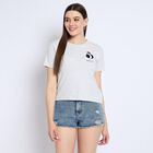 Ladies'  Crop  Top, हल्का ग्रे, small image number null