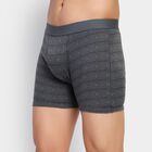 Men's 100% Cotton Trunks , Dark Grey, small