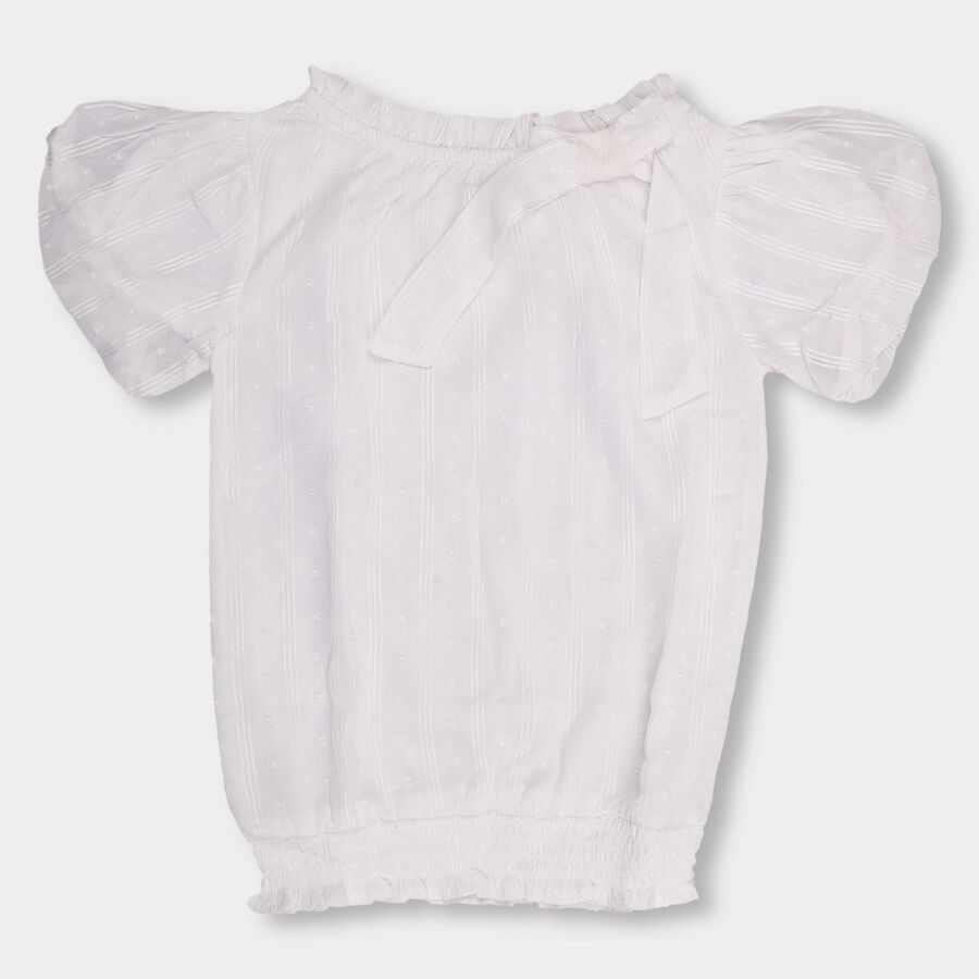 Girls' T-Shirt, Off White, large