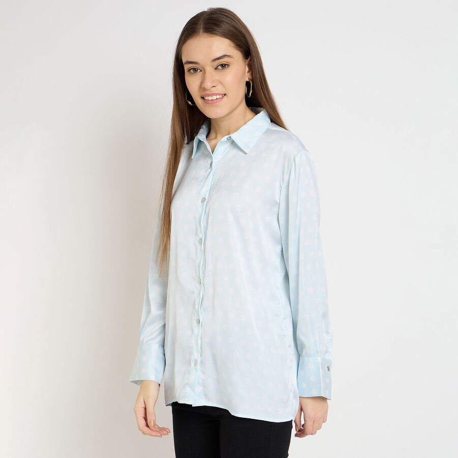 Ladies' Shirt, हल्का नीला, large image number null