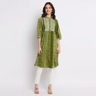 Ladies' Kurta , गहरा हरा, small image number null