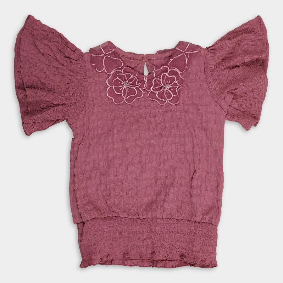 Girls' T-Shirt , Purple, large image number null