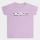 Girls' 100% Cotton T-Shirt , Lilac, small image number null
