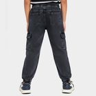 Boys' Jeans, गहरा ग्रे, small