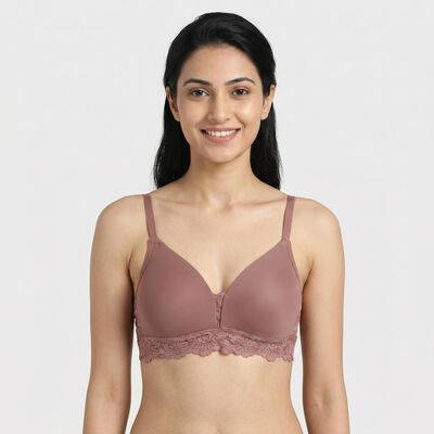 Women's Brown Plunge T-Shirt Bra