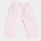 Infants Cotton Solid Pyjama, Pink, small image number null