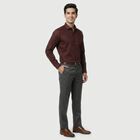 Men's Formal Shirt, Maroon, small
