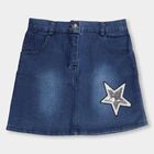 Girls' Skirt , Dark Blue, small image number null