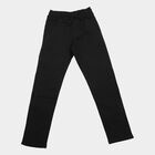 Boys' Black Drawstring Jeans, काला, small