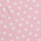 Girls' Light Pink Cotton Crew Neck Graphic Printed T-Shirt, हल्का गुलाबी, small