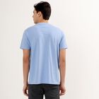 Men's Henley Half Sleeves T-Shirt , हल्का नीला, small image number null