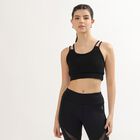 Ladies' Sports Bra , Black, small image number null
