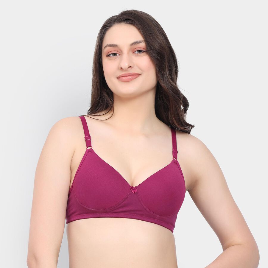 Ladies' Bra , Wine, large image number null