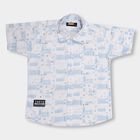 Boys' 100% Cotton Casual Shirt, हल्का नीला, small image number null