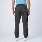 Men's Grey Slim Fit Zip Pocket Track Pants, Dark Grey, small