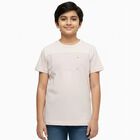 Boys' Half Sleeves T-Shirt, गहरा पीला, small image number null