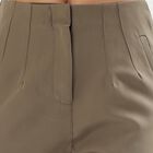 Women's Olive Green High-Rise Cigarette Trousers, Olive, small image number null