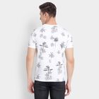 Printed Round Neck T-Shirt, White, small image number null