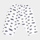 Infants Printed Elasticated Pyjama, Melange Light Grey, small image number null