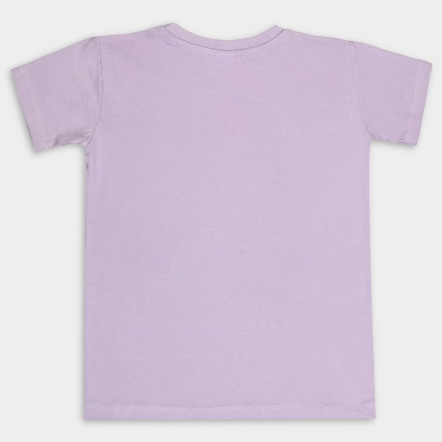 Boys Cotton T-Shirt, Lilac, large image number null