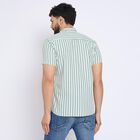 Men's 100% Cotton Casual Shirt , Light Green, small