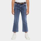 Girls' Jeans, मध्यम नीला, small image number null