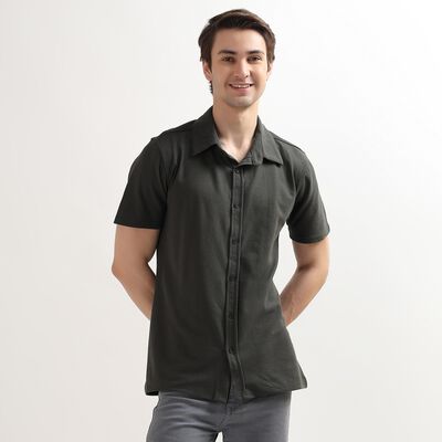 Men's Regular Collar Casual Shirt